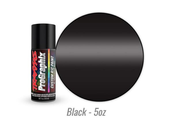 Traxxas Body paint, ProGraphix, black (5oz) - TRA5055