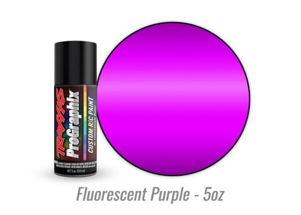 Traxxas Body paint, ProGraphix, fluorescent purple (5oz) - TRA5066