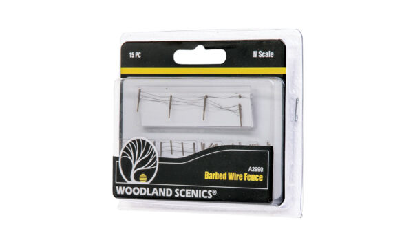 Woodland Scenics N Barbed Wire Fence - WOOA2990