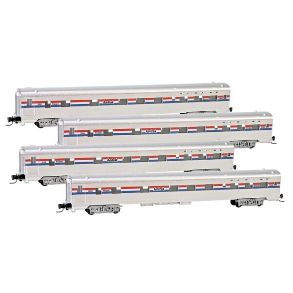 Micro-Trains Z RUNNER PACK #104 AMTRAK 4/PK PASSENGER CARS - 489-99400104