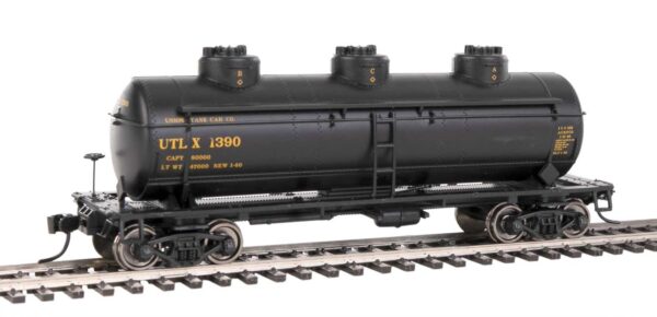 Walthers Mainline 36' 3-Dome Tank Car - Ready to Run -- UTLX #1390 - 910-1145