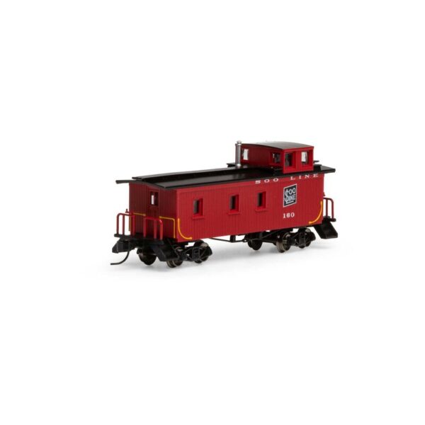 Athearn N 30' 3-Window Caboose, SOO #160 - ATH12088