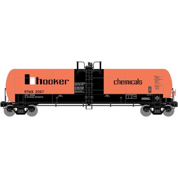 Athearn HO RTR RTC 20,900-Gal Acid Tank, RTMX #2067 - ATH15916