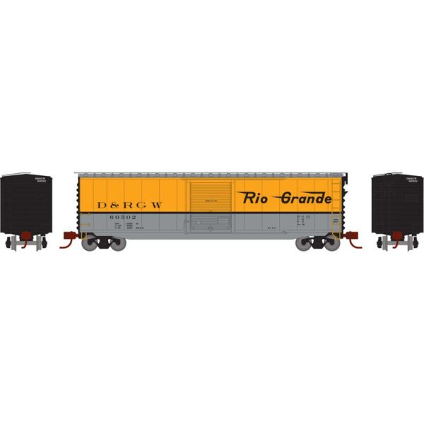 Athearn N 50' PS-1 Single Door Box, D&RGW #60502 - ATH2350