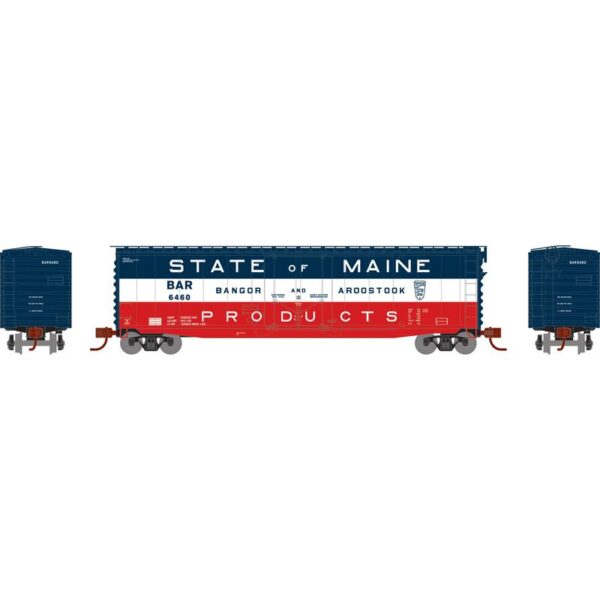 Athearn N 50' PS-1 Plug Door Smooth Side Box, BAR #6460 - ATH2804