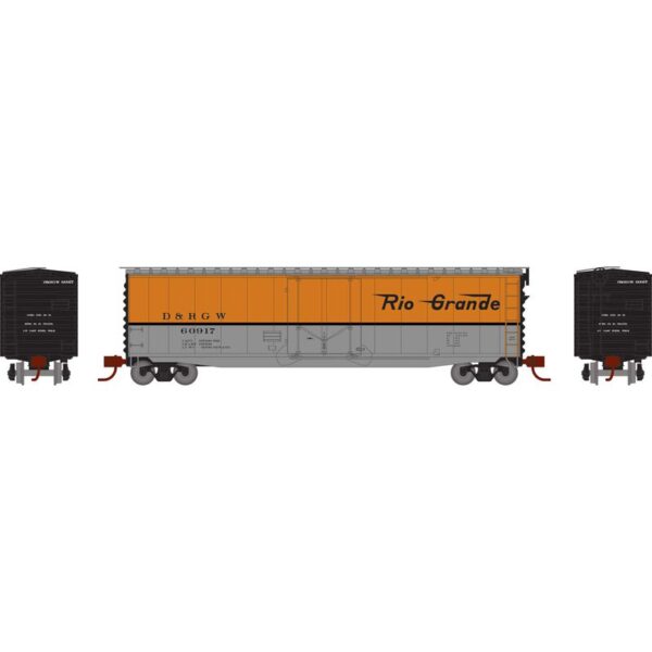 Athearn N 50' PS-1 Plug Door Smooth Side Box, D&RGW #60917 - ATH2837