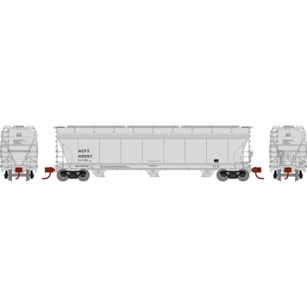 Athearn N ACF 4600 3-Bay CF Hopper, ACFX #49597 - ATH8483