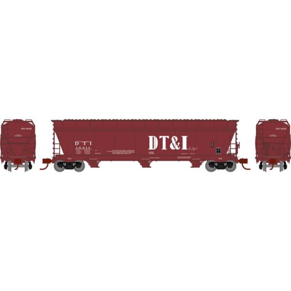 Athearn N ACF 4600 3-Bay CF Hopper, DT&I #10311 - ATH8494