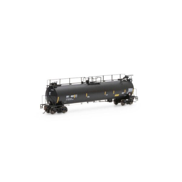 Athearn Genesis HO TankTrain Intermediate,GATX/Yellow Stripe#48623 - ATHG67930