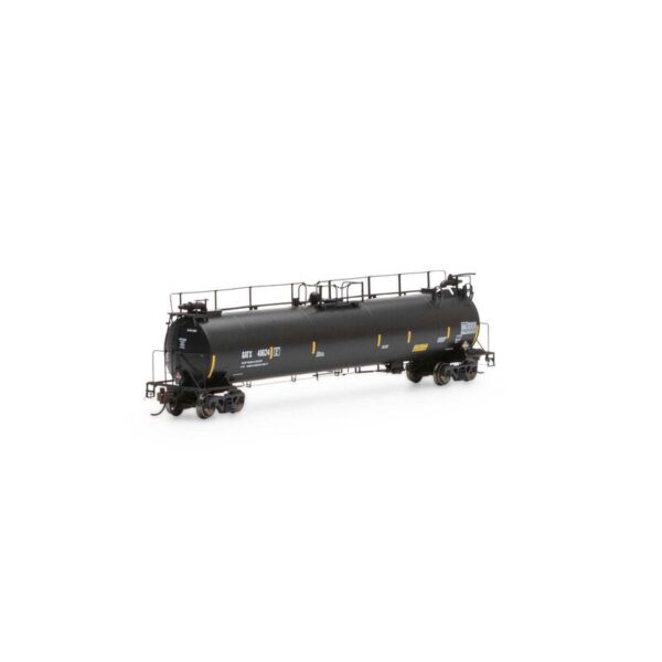 Athearn Genesis HO TankTrain Intermediate,GATX/Yellow Stripe#48624 - ATHG67931