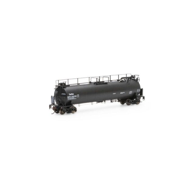 Athearn Genesis HO TankTrain Intermediate, GATX/Black Small #28235 - ATHG67941