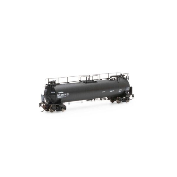 Athearn Genesis HO TankTrain Intermediate, GATX/Black Small #28236 - ATHG67942