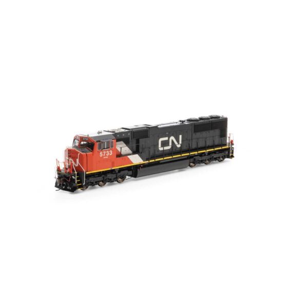 Athearn Genesis HO SD75I w/DCC & Sound, Canadian National #5733 - ATHG75823