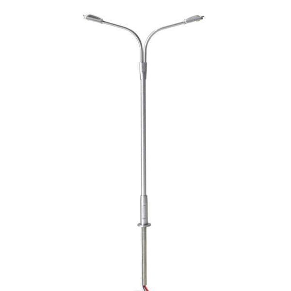 Atlas HO, 3Pk, Double Arm Streetlight, Gray, Warm Led - ATL70000167