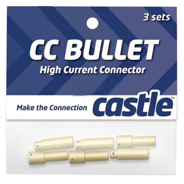 Castle Creations 5.5mm High Current CC Bullet Connector Set - CSECCBUL553