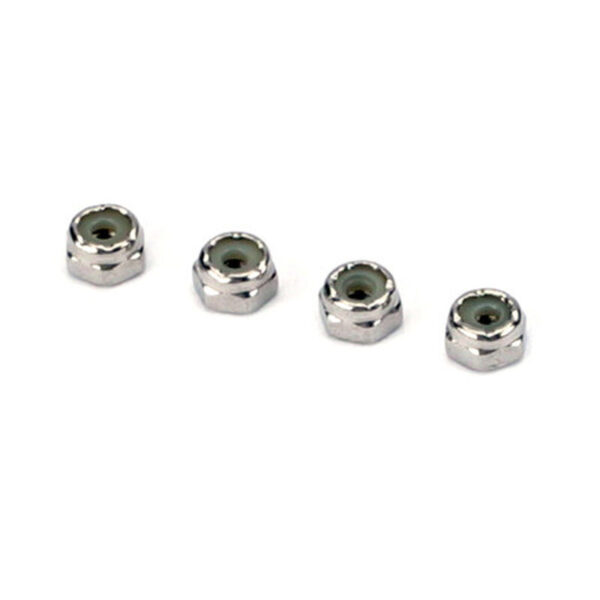 Dubro SS Nylon Lock Nuts,4-40 - DUB3112