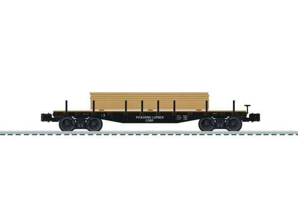 Lionel Pickering Lumber 40' Flat w/ Lumber Load - LNL682853