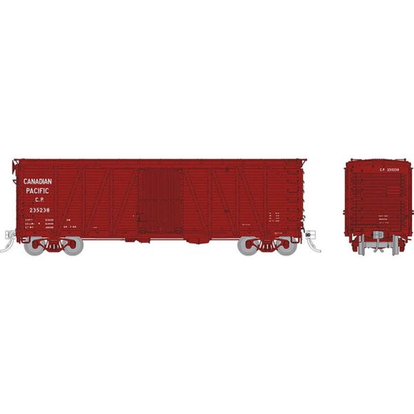 Rapido Trains HO USRA CPR "Clone" Boxcar CPR, Late 6pk #1 - RPI142103A