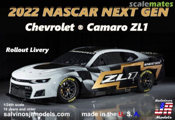 SALVINOS JR MODELS NASCAR NEXT GEN 22 CAMARO - SJMNGCC2022R0