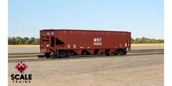 Scaletrains Kit Classics HO Scale 40' 70-Ton 4-Bay Open Hopper, Missouri-Kansas-Texas/MKT / 40042 / - SXT1217