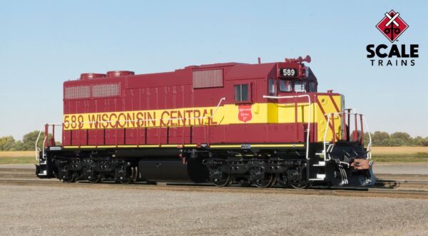 Scaletrains HO Museum Quality HO Scale EMD SDL39, Wisconsin Central / 588 / DC/DCC Ready