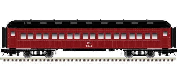 Atlas N ACF Heavyweight 60' Coach - Ready to Run -- Rock Island #2853 (red, black) - ATL50006241