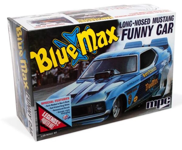 MPC Blue Max Long Nose Mustang Funny Car, 1/25 - MPC930