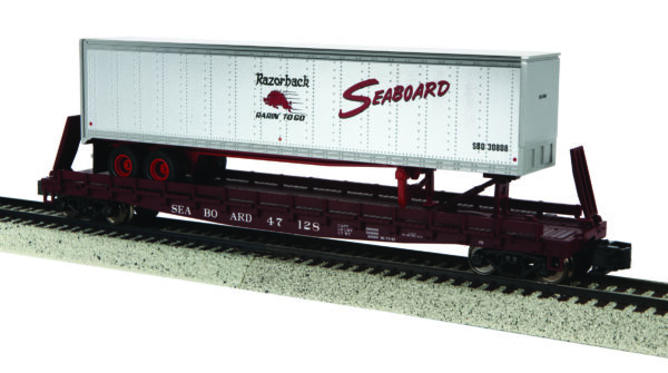 MTH - Mikes Train House S FLATCAR W/48' TRAILER SBD 47128 - MTH3576032