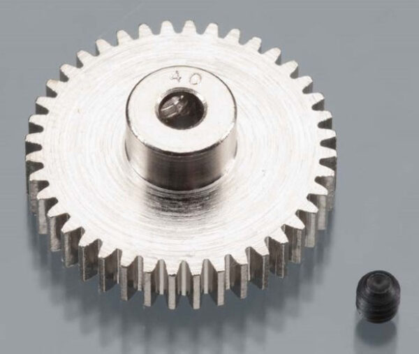 Robinson Racing Products Nickel-Plated 48-Pitch Pinion Gear, 40T - RRP1040