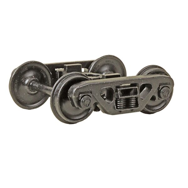 Kadee #753 O Scale 2 Rail Barber S-2 Roller bearing Metal Trucks with 33" Smooth Back Metal Wheels