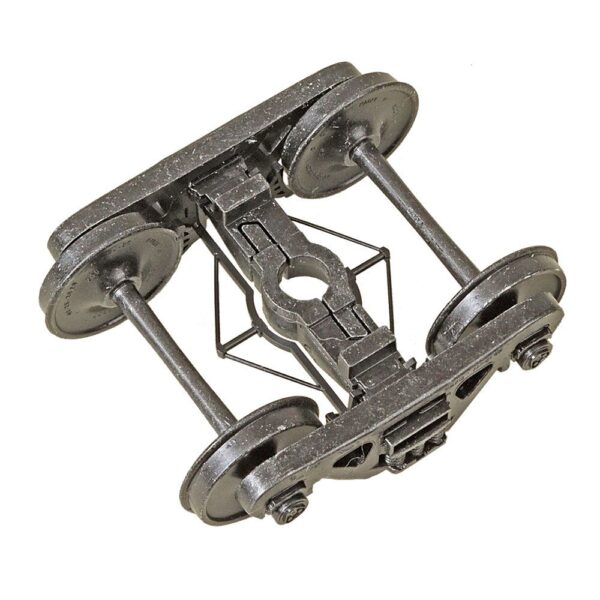 Kadee #754 O Scale 2 Rail A.S.F 100-ton Roller Bearing Metal Trucks with 36" Smooth Back Metal Wheels - Image 2