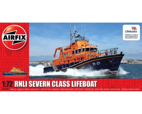 Airfix 1/72 RNLI Severn Class Lifeboat (D) - ARX7280