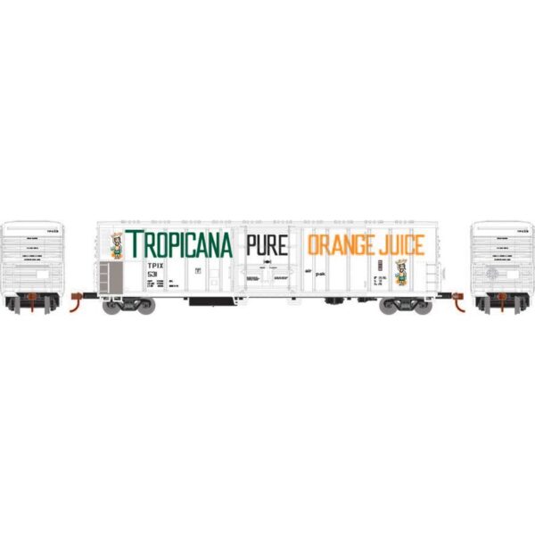 Athearn HO RTR 57' PCF Mechanical Reefer, Tropicana #531 - ATH71054