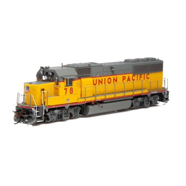 Athearn Genesis HO GP50 Phase 1, UP/Yellow & Grey #78 - ATHG65698