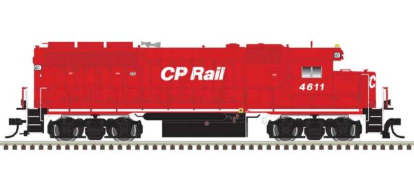 EMD Atlas N GP40 with Ditch Lights - LokSound and DCC - Master(R) Gold -- Canadian Pacific 4611(red, white, black)