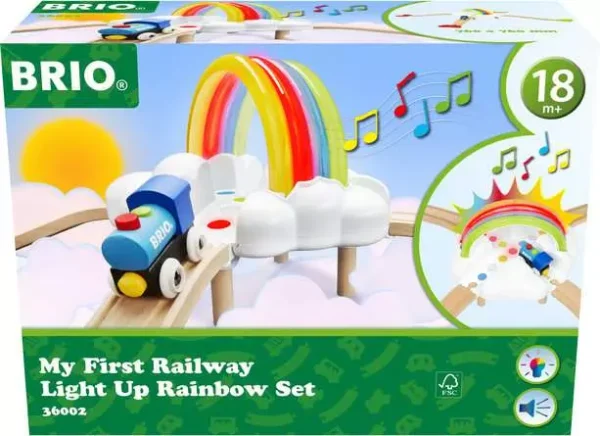 BRIO World My First Railway Light Up Rainbow Set