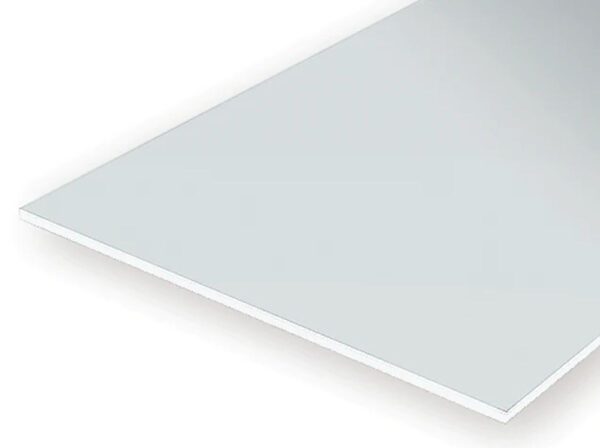 12 x 24" Clear Oriented Polystyrene Sheet -- .005" Thick (10)