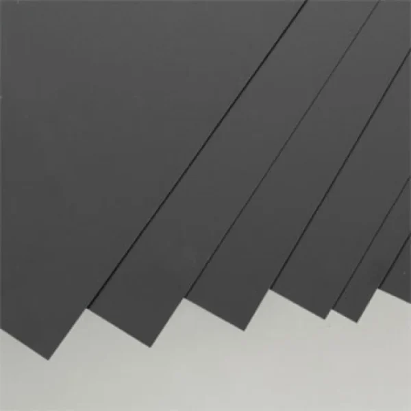 Evergreen Black Styrene Sheets - 6 x 12" 15.2 x 30.5cm -- .030" .08cm Thick pkg(2) - EVG9514