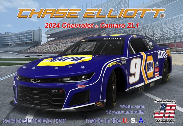 Hendrick Motorsports Chase Elliott 2024 Camaro Primary NAPA - Plastic Model Kit