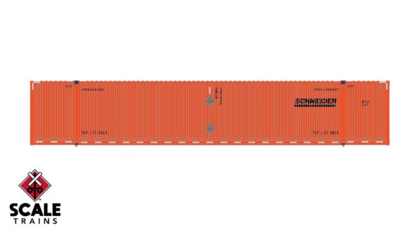 Operator N Scale CIMC 53 Corrugated Dry Container, Schneider / 187015 /