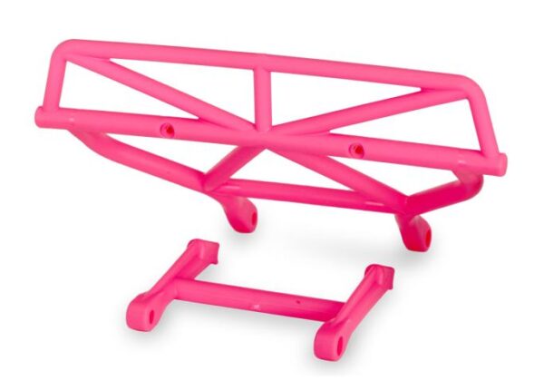 Traxxas Bumper, rear/ bumper mount, rear (pink) - TRA5836P