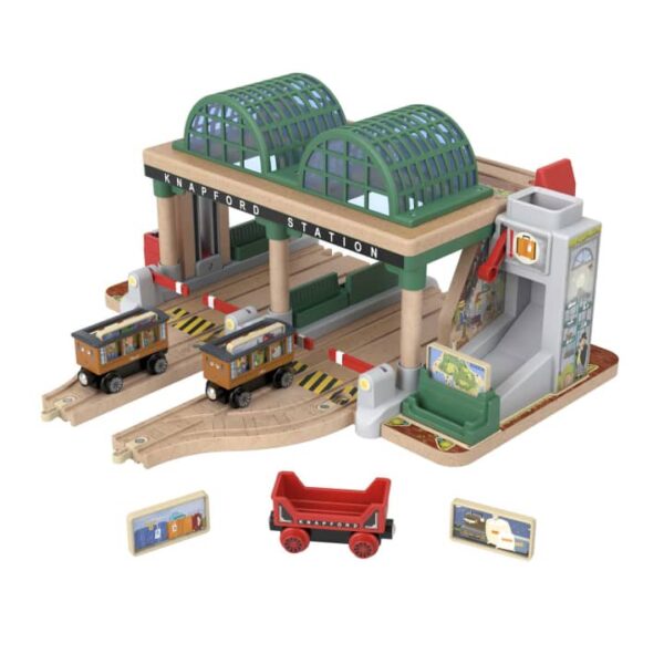 Fisher Price Thomas & Friends Wooden Railway Knapford Station Passenger Pickup Playset - FRPHBJ82