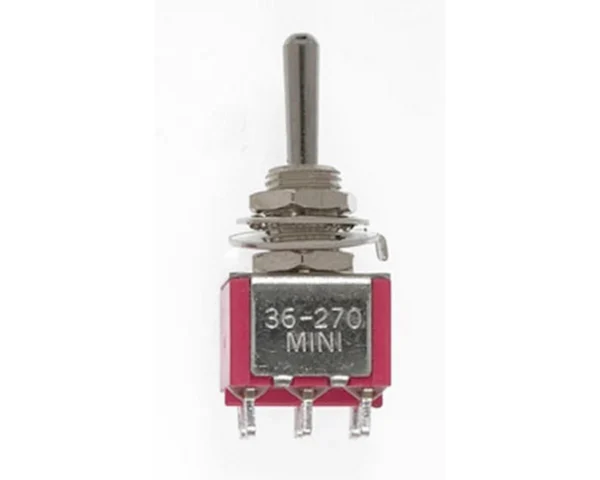 Miniatronics Miniature Toggle Switches -- DPDT 5Amp 120V Momentary pkg(5) - MNT3627005