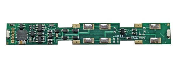 NCE - North Coast Engineering N14A3 Board Replacement DCC Decoder -- Fits Atlas GP39-2, Intermounatin SD40-2 and Similar - 524-181