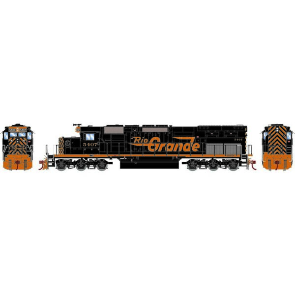 Athearn HO SD40T-2, D&RGW #5407