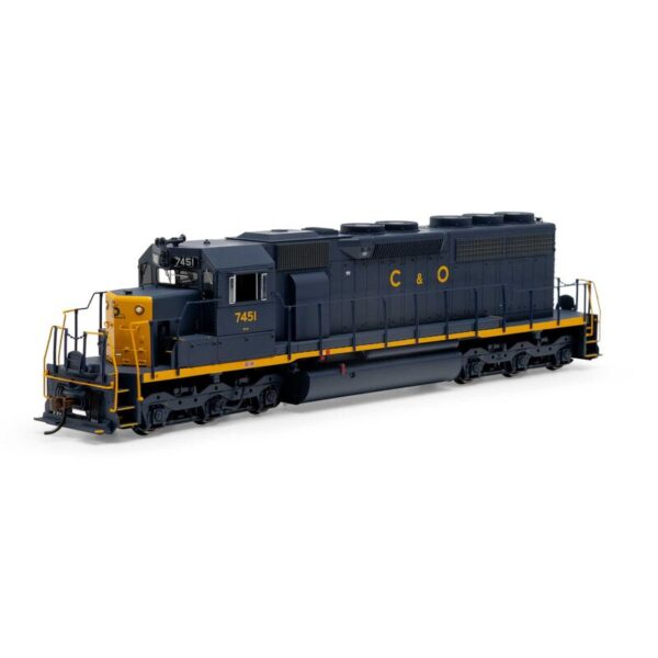 Athearn HO SD40 w/DCC & Sound, C&O #7451