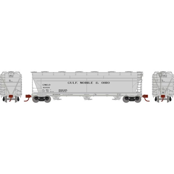 Athearn N ACF 4600 3-Bay CF Hopper, GM&O #81016 - ATH8497