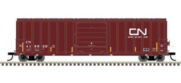 Atlas HO Berwick 50' Boxcar - Ready to Run - Master(R) -- Canadian National #418026 (Boxcar Red, white)