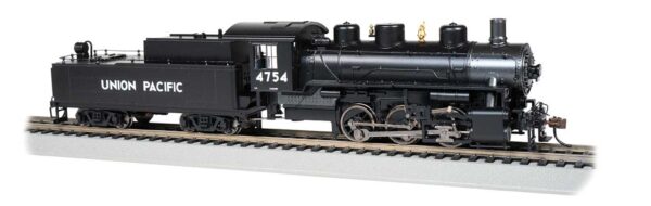 Bachmann HO USRA 0-6-0 - WowSound(R) and DCC - Spectrum(R) -- Union Pacific 4754 (black, graphite)