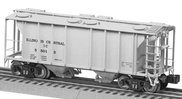 Lionel 2426650 PS-2 2-Bay Covered Hopper - 3-Rail - Ready to Run -- Illinois Central #55012 (gray, black)